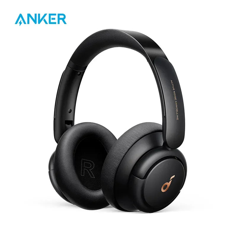 (Anker Life) Hybrid Active Noise Canceling Wireless Bluetooth Earbuds Over Ear Headphones